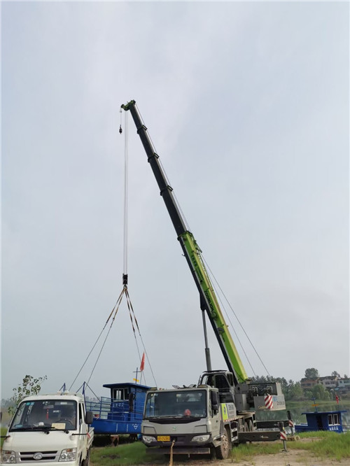 涵江区桥梁建设吊装案例